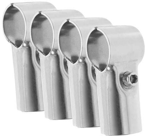 T Clamp T-Shaped Design 4pcs for 25mm Tubes Stainless Steel