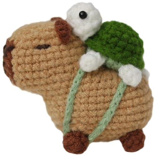 Keuyeo Capybara Häkelset Für Anfänger, Süßes Tier Strickset Capybara Häkelsets, Häkel-starterset Anfänger Häkelset Für Kinder Und Erwachsene
