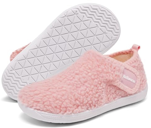 Heiiwarm Kids Warm Winter Slippers LightWeight House Shoes For Kids | Kids Barefoot Socks Cozy Bedroom Slippers(Little Kid/Big Kid)