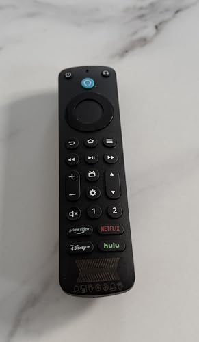 Voice Remote Control Pro Replacement for Fire Smart Tv/TV Stick (4k, 4K Max, Lite, 2nd/3rd Gen)/TV Cube, for Insignia Toshiba Pioneer Omni QLED series Fire Smart TVs, with Remote Finder