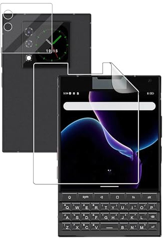 WUNIAK Screen Protector for Unihertz Titan 2 Smartphone 4.5 Inch, Anti-Scratch HD Clear TPU Film, High-Definition, Anti-Fingerprint, Easy Install (1SET)