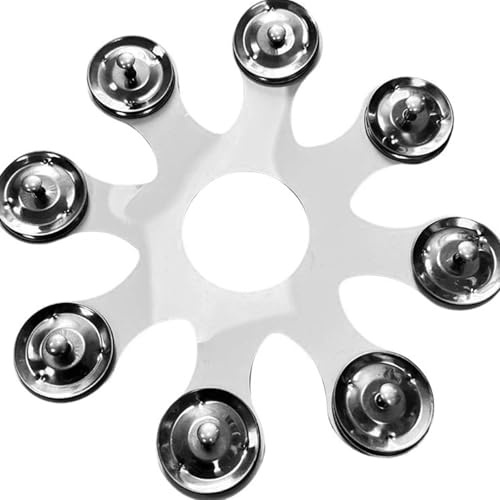 Campanas de tambor de acero inoxidable, platillos de percusión, accesorios de instrumentos de percusión para apilar, efectos, choques y accesorios mejorados, campanas de repuesto para una fácil