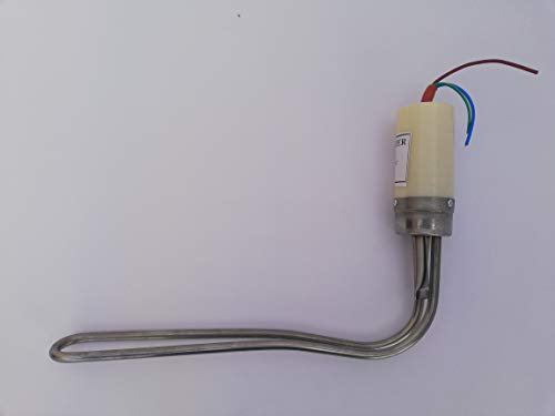 Manita Calor Resistenza Elettrica 1500W Universale innesto Ø 47 mm per Pannelli Solari Termici a Circolazione Naturale