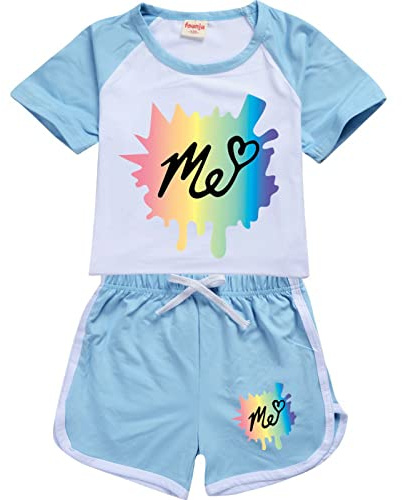 WLIN Moriah Eustace Elizabeth 100-170 New T-Shirt Shorts Leisure Sports Suit Toddler Girl Pajamas Toddler Boys Summer Clothes T Shirt