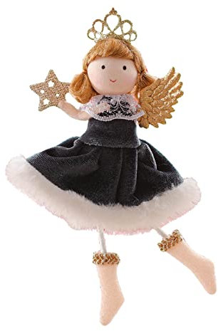 TianWlio Engel Ornamente Weihnachtsengel Puppe hängende Dekorationen Weihnachtsbaum Dekorationen niedliche Engel Puppe Anhänger Weihnachten Ornamente für Weihnachten Metall Windspiel