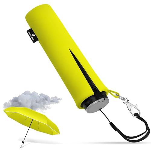 STYNGARD Regenschirm Kinder mit Sicherheitsreflektoren und Reflektorband - Kinder Regenschirm Mädchen & Junge - Kinderschirm - Schirm für Schulranzen Modell STOCKHOLM
