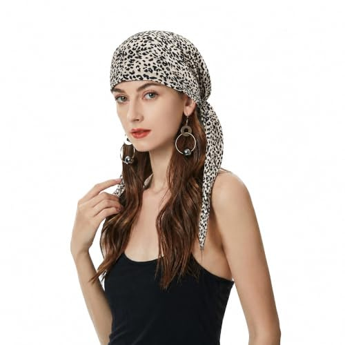 ZLYC Damen Chemo Turban Mütze Vorgebundenes Kopftuch Headwraps Leichte Hut | Leicht Atmungsaktiv