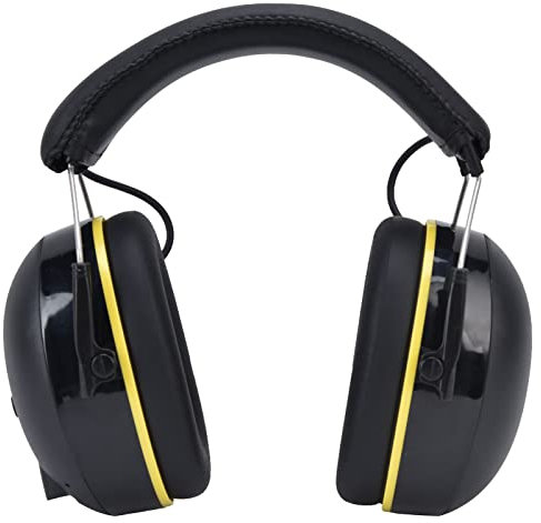 NDNCZDHC Bluetooth 5.0 Hearing Protection Earmuffs with Rechargeable 1000mAh Battery, 28dB Safety Noise Cancelling Ear Muffs with 40H Playtime for Mowing, Snowblowing, Construction, and Work Shops