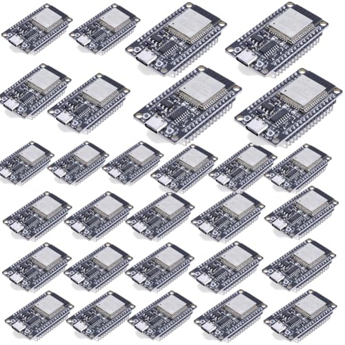 JDXFENG ESP32 ESP32 WROOM-32 Development Board WiFi+Bluetooth-compatible IOT Development Board Type-C Wireless Module Ultra-Low Power Consumption for Smart Home CH340C