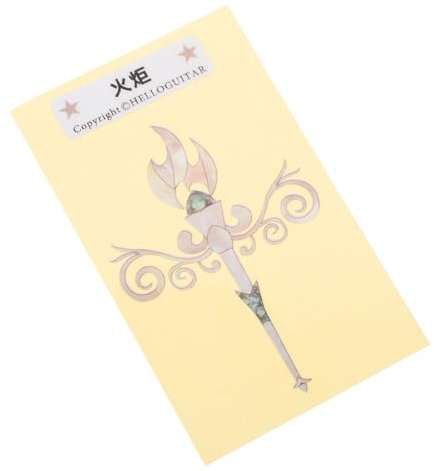 Levemolo Adesivo Per Paletta Chitarra Adesivo Per Intarsi Paletta Chitarra Facile Da Usare e Rimuovere