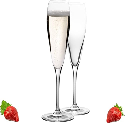 Imperial, calici alti da spumante, 140 ml (max. 192 ml) Paris, set da 2 pezzi, in vetro Crystalline, lavabili in lavastoviglie