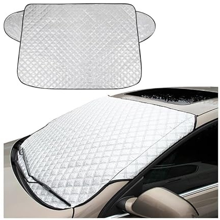 BEROZA Frontscheibenabdeckung, für Ford Fiesta | Fiesta Plus/Titanium/St-Line/Active/St 2008-2022 Auto Windschutzscheiben Abdeckung Eisschutzfolie Faltbare Auto Zubehör