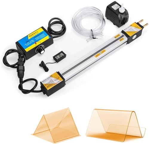 Plieuse de Plastique Acrylique Machine à cintrer l'acrylique et le PVC, outil de chauffage manuel pour la fabrication d'enseignes, 61 cm