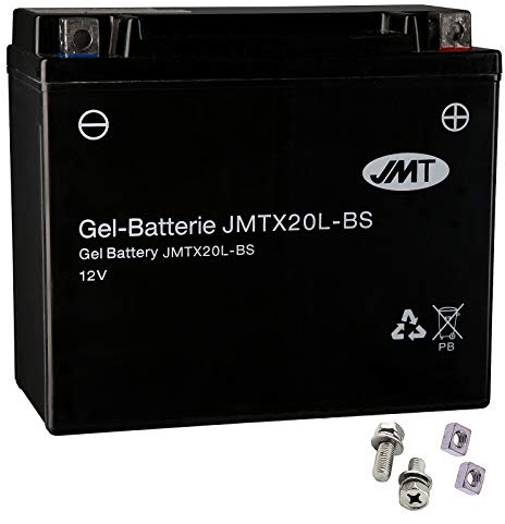 YTX20L-BS JMT Gel Batería para XLH 883 Sportster Hugger Año 1997-2003