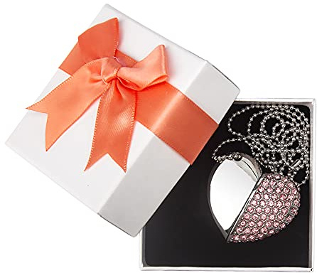 leizhan Clé USB Personnalisée 16Go, Clef USB en Forme de Cœur avec Boîte, Cadeau Personnalisé Femme Homme, Cle USB Cadeau pour Saint-Valentin, Mariage, Remise des Diplômes, Anniversaire Cadeau (Rose)