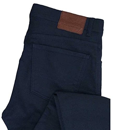 Hoggs of Fife Carrick Stretch Technical Moleskin Jeans Navy 36''
