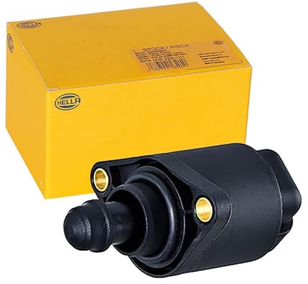 HELLA 6NW 358 192-051 Leerlaufregelventil, Luftversorgung - 12V - 4-polig | Kompatibel mit: PEUGEOT 106 II, 206 Schrägheck, 206 Stufenheck, 206 SW