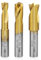 Riisoyu 3 pezzi punte M35 HSS al cobalto, set di punte HSS-CO punta elicoidale con punte in acciaio HSS rivestite in titanio fresa CNC punte da calcestruzzo per Forare Acciaio Inox Metallo Ferro