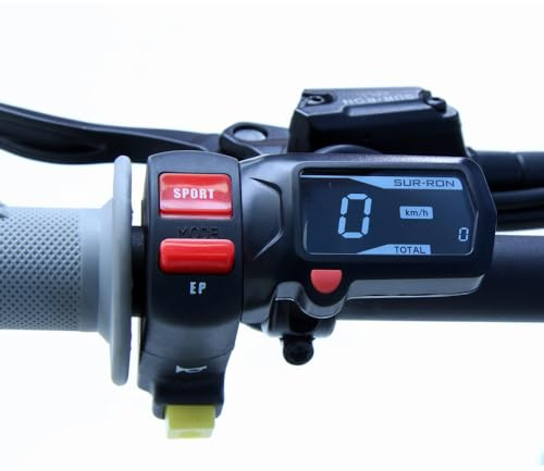Digital LCD-hastighetsmätare för Surron Light Bee motorcykel, LCD-skärm