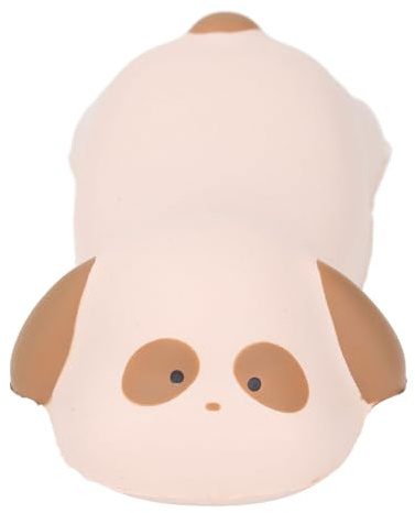 Jeffergarden Mus Handledsstödsdyna PU Memory Foam Ergonomiskt Handledsstöd Söt Djurdesign Dubbelsidig Handkudde för Kontorsarbetare Studenter Spelare Laptop Skrivbord Användning (Långörad hund)
