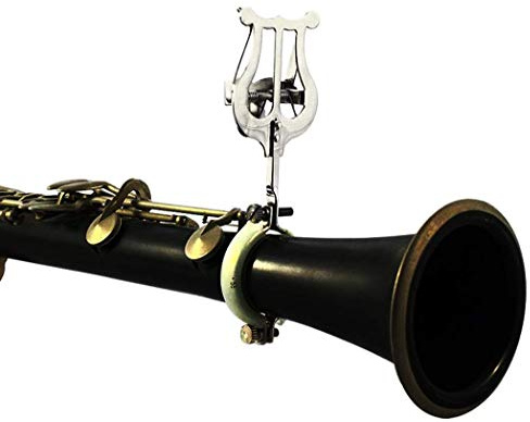 Clarinette Marching Lyre - Support de clip de feuille de serrage pour clarinette lyre, Partitions clarinette Lyre, Clarinette Lyre Partition de musique Support de pince Support pour fanfare