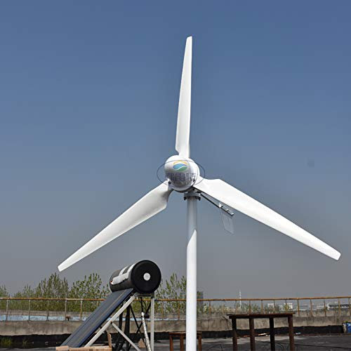 Genway 3000W turbina eólica 48v 96v generador de viento horizontal de alta eficiencia 3 cuchillas aerogenerador eolico para casa yate granja molino de viento