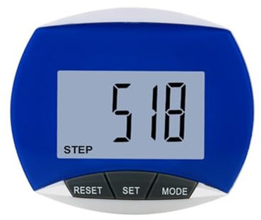Simple 3D Pedometer,Walking Step Counter W/clip Digital Large LCD Display for Old People Calorie Counting Health Monitoring Fitness Activity Tracker