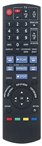 Nouveau N2QAKB000079 Télécommande de Remplacement N2QAKB000079 Télécommande pour PANASONIC Blu-Ray Player N2QAKB000079 N 2 QAKB 000079 DMP-BD45 DMP-BD45EB-K dmp-bd45 dmp-bd45eb-k Remote Controller