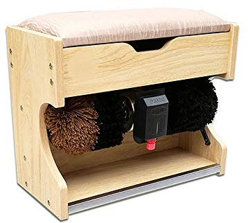 Macchina per lucidare le scarpe, sensore automatico Macchina per lucidare e lucidare le scarpe elettrica Spazzola per scarpe elettrica W con scatola di immagazzinaggio Lucidatrice per scarpe elettric
