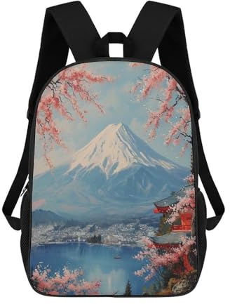TNFHSOFT Japanische Kirschblüten 3D Drucken Flanell Fleecedecke Decke Microfaser Kuscheldecke Decke Kinder Erwachsene Wohndecke Für Bett & Sofa Reisedecke 17inch Inches