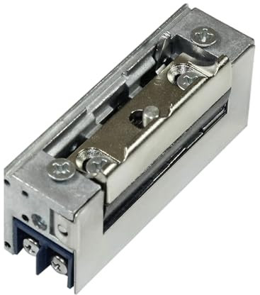 DENI Elektro-Türöffner 20171, mit Speicherfunktion, 6-12 V AC/DC, Arbeitstrom, DIN Links/Rechts, incl. SN-TEC Befestigungsschrauben (MIT Speicherfunktion und Tagesentriegelung)