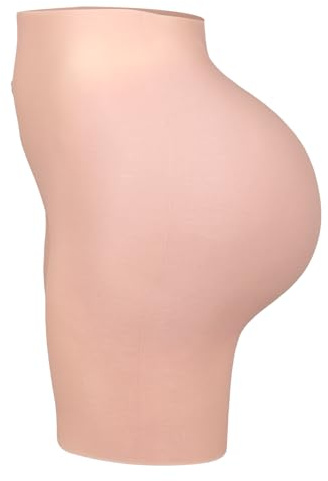 EQAIWUJIE Culotte en Silicone Faux fessier Culotte transgenre Drag Queen travestis de l'homme à la Femme (FR/ES, Alpha/Lettres, L, Taille Normale, Taille Normale, Buttocks Thick 2 cm, Tan)