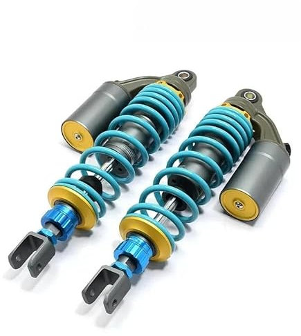 COUSOPO Motorrad Federdämpfung 340 Mm Einstellbarer Druck-Hinterradstoßdämpfer Für Motorrad-Roller-Hinterfeder-Stoßdämpfer Stoßdämpfer Federbeine