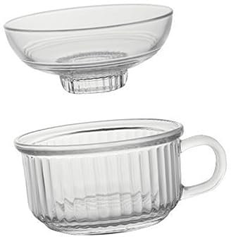 COLLBATH Cuenco De Vidrio Templado Tazón De Postre Con Tapa Tazones De Vidrio Para Uso Cocina Para Desayuno