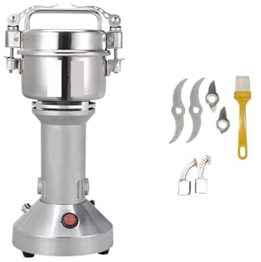 TRDEWR Molinillo De Granos Eléctrico 150 G, Acero Inoxidable 304, Alta Velocidad, For Especias, Bulgur, Avena, Maíz, Pimientos Y Café Ampliamente Utilizado