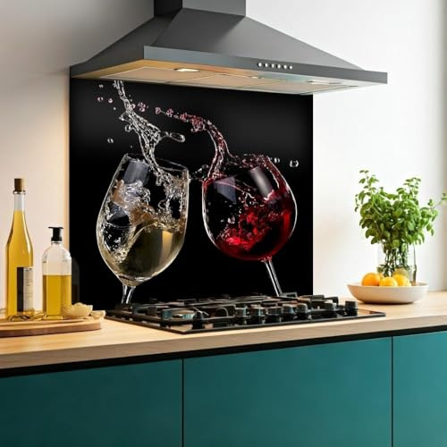 Printed Glass Kitchen Splashback | 6mm Toughened Heat Resistant Glass | Design No.2074