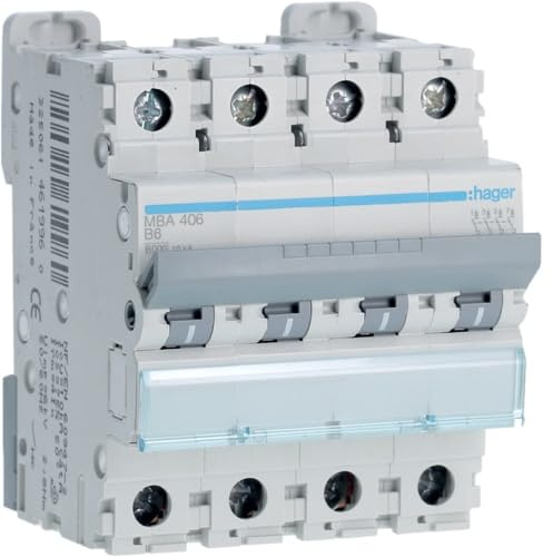 Int.aut.serie MBA 4P 20A B-6/10kA