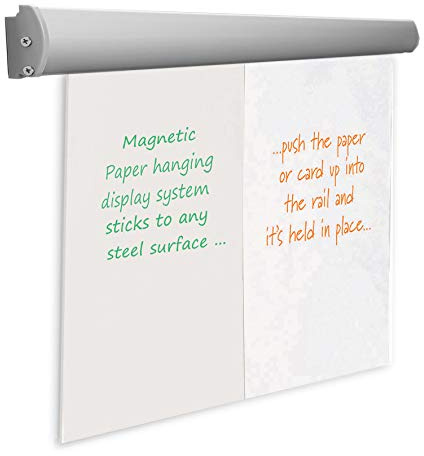 Wonderwall Magnetic Whiteboard Flipchart Pad Holder, 665 mm