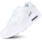 Hitmars Scarpe Running Uomo Donna Ginnastica Sneaker Leggere Traspirante Outdoor Sportive Calzature da Corsa Pallavolo Tennis Bianco 44