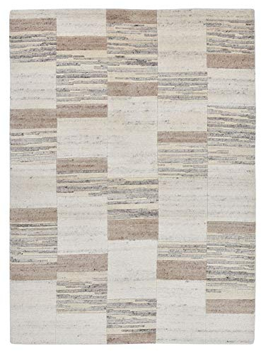 Teppich aus 100% Schurwolle (IWS); handgetuftet | Größe: 90 x 160 cm; Farbe: Natur | THEKO die markenteppiche - Royal Natur