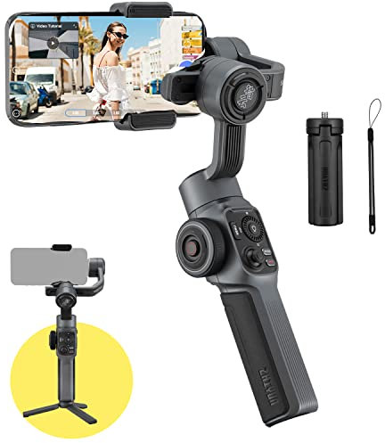 Zhiyun Smooth 5 Profesional Estabilizador de 3 Ejes para Smartphone Gimbal Compatible con iPhone 13 Pro MAX Mini 12 11 XS X XR 8 7 Android ISO