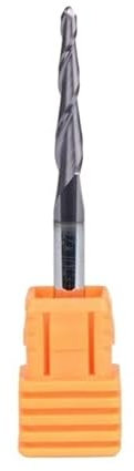 Fraise en bout à bout conique en tungstène 1/8quot; Shank CNC Router Bit Fraise EndMills Outil 0.25mm 0.5mm 0.75mm 1.0mm (Size : 1.0mm)