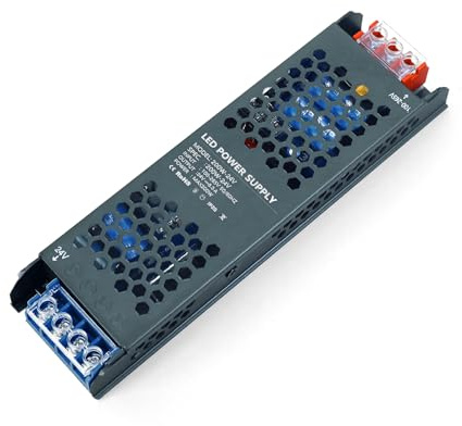 KSIBNW 24V Trafo LED 200W Netzteil Transformator AC 230Volt auf DC 24Volt Treiber Schaltnetzteil Kompakter Extrem Dünner Konstantspannung Niedervolttrafo für LED Lichtstreifen