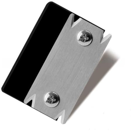Wood Chamfer Plane Edge Banding Trimmer Veneer Edge Trimmer Burr Scraper for Woodworking (Black)