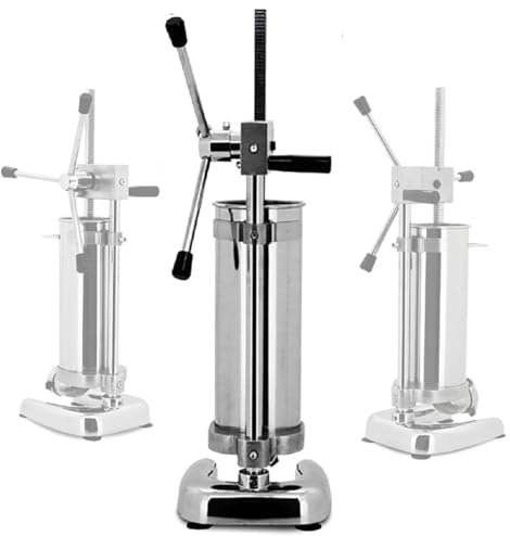 Churrera manuale in acciaio inox con 5 stampi verticale spagnola Churrera macchina per ristoranti, hotel e panetterie, capacità 2 l