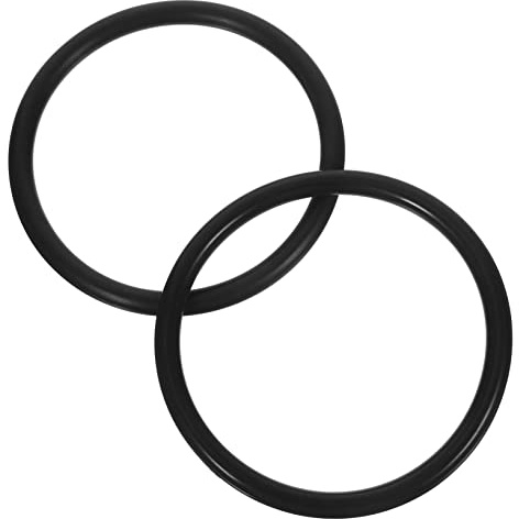 TOYANDONA Gummiringe aus Schwarzem Gummi zum Schutz und Dekoration 2 Stück Rutschfeste Klangschalenmatte für Klangschalen für Meditation und Wohnraum
