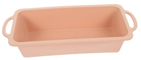 TOPPERFUN Moule à Silicone Adhésif Cadre Métallique Renforcé pour Gâteaux Toasts Pâtisseries