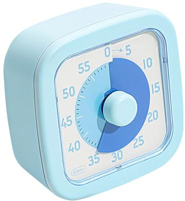 Protoence Visueller Kinder Timer | 60-Minuten Küchentimer mit Zeitansage,Leise Tragbare Countdown-Uhr, Zeitmanagement Für Sport, Duschen, Küche & Unterricht