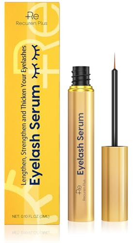 Serum Pestañas Crecimiento Sin Hormonas: Serum de Pestañas Vegano con Péptidos, Fórmula Avanzada para el Crecimiento de Pestañas, Aumenta Longitud y Densidad, Fortalecedor de Pestañas