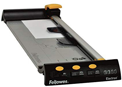 TAGLIERINA FELLOWES ELECTRON A3 A LAMA ROTANTE LUCE CM.45.5
